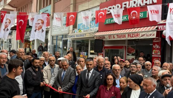 ALMUS TA YENİ PARTİ BİNASI VE LOKLİ AÇILIŞI YAPILDI