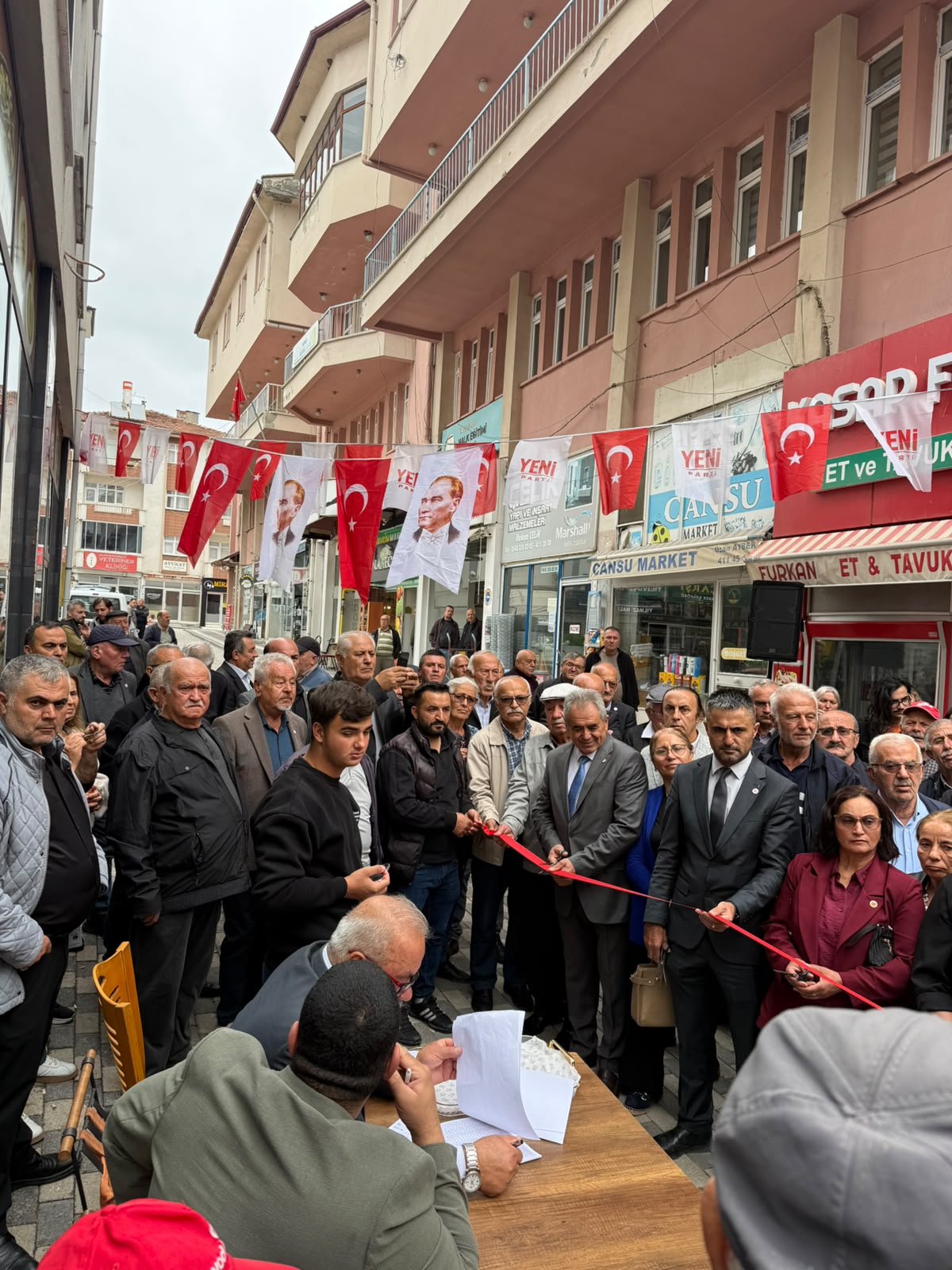 ALMUS TA YENİ PARTİ LOKALİ AÇILDI...